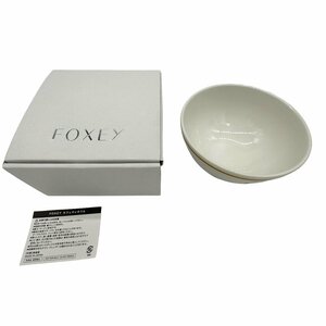 A821●未使用●FOXEY　フォクシー●ノベルティ　カフェオレボウル●陶器　