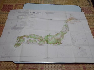 〇　地方生活圏別 自動車発生交通密度・県内交通量図　1/250万　古地図　昭和49年度全国道路交通情勢調査　※管理番号 pa4015