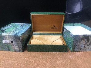 ロレックス エクスプローラー1 14270 黒 シール付 純正 箱 ウォッチ ボックス BOX ケース ヴィンテージ 緑 グリーン 時計 付属品 ROLEX