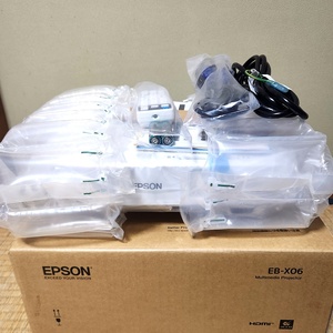 未使用 EPSON エプソン プロジェクター EB-X06 H972D 3600lm 100s25-0173