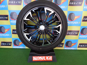 エンケイ　オールエイト　8J-18　5H114.3　+45　ダンロップ　スポーツマックス050　235/45R18　中古セット