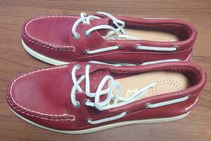 【未使用】APASSION FOR THE SEA SPERRY TOP-SIDER EYE RED 7 1/2【25.5cm】