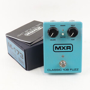 【中古】 ファズ エフェクター MXR M-173 CLASSIC 108 FUZZ バッテリーボックス使用不可 ギターエフェクター