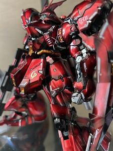 RG サザビー キャンディグラデーション塗装　完成品 逆シャア　機動戦士ガンダム ガンプラ 