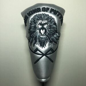 Zabi PUTTER COVER ザビ　ピン型マグネット式パターカバー　ZPC004349 Silver Lion シルバーライオン