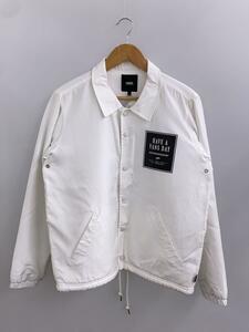 VANS◆19SS/Have a Vans Day Coach Jacket/コーチジャケット/S/ポリエステル/WHT/