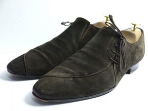 la scarpa elegante ビジネスシューズ こげ茶 スエード 26.0cm 日本製 P868-75