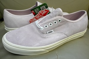 新品未使用 VANS バンズ US企画 AUTHENTIC オーセンティック Pig Suede ピグ スエード レザー 撥水 オーキッドアイス US11 29センチ