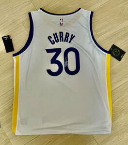 Golden State Warriors Stephen Curry 直筆サイン入りジャージ BAS 証明書