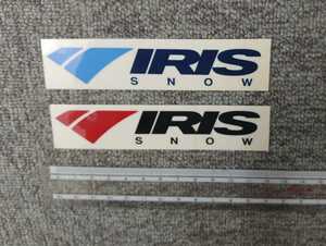 IRIS SNOW アイリス　スノーボード　ステッカー２枚組