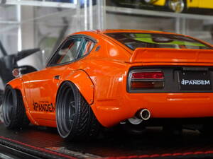 ☆限定160台☆IG1009☆1/18 PANDEM S30 Z Orange☆FAIRLADY Z☆フェアレディZ☆Z432R カラー☆ワタナベ仕様☆イグニッション☆ignition☆