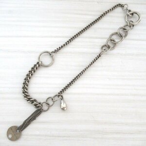 美品 ANN DEMEULEMEESTER アンドゥムルメステール 925SV KATINKA NECKLACE 完売モデル デザイン チェーン ネックレス ユニセックス C0802