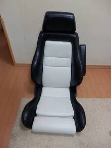 レカロ RECARO L/XL/LS 84 本革合皮コンビ張替済み アームレスト 両面ダイヤル