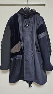 SCiENCE LONDON サイエンスロンドン モッズコート fishtail parka 定価33万円 S 新品 未使用