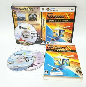 【同梱OK】 Microsoft Flight Simulator X / ゴールドエディション / 拡張パック『栄光の翼』付属 / フライトシミュレーター