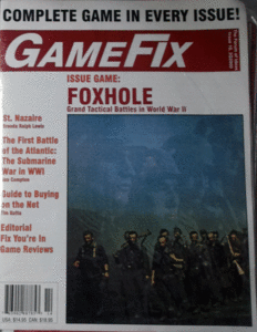 ONE SMALL STEP/GAME FIX NO.10/FOXHOLE/駒未切断/日本語訳無し