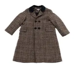 美品Kids Caramel coat  Check 10y