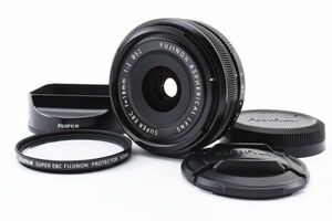 ★☆【FUJIFILM】FUJINON XF 18mm F2 SUPER EBC 単焦点 フジフィルム #6285☆★