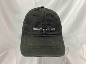 TOMMY HILFIGER/トミーヒルフィガー/キャップ/レザーアジャスター/ブラック/