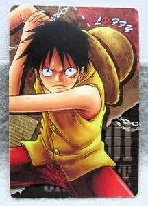 バンダイ◆ワンピース メモリアルログカード2◆001.モンキー・D・ルフィ◆ONE PIECE MEMORIAL LOG CARD 2◆BANDAI2011