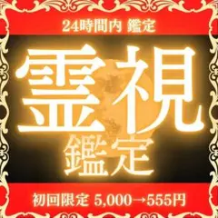 【超級鑑定士による霊視鑑定】恋愛、仕事、金運、開運、占い、生き方