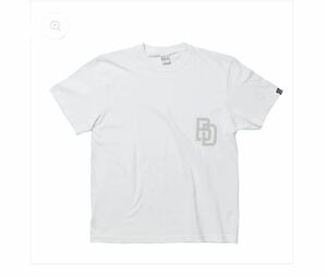 BD モノグラムTee ビーチドデイズ 公式 BEACHED DAYS Smile Tee Tシャツ 半袖 ロゴ ワンポイントホワイト　ＸＬ