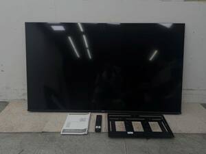 T6189☆展示品☆ハイセンス☆TV65A6H☆65V型4K液晶テレビ☆壁掛けタイプ☆