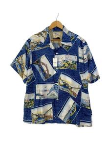 SUN SURF◆アロハシャツ/XL/レーヨン/SS38469/葛飾北斎/HOKUSAI/開襟/オープンカラー