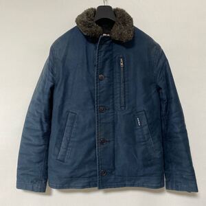 美品 blue blue 裏地全体 ボア N-1 デッキ ジャケット 1 S ブルーブルー ハリウッドランチマーケット HRM jacket ハリラン