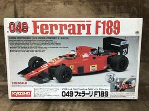 当時物！在庫品・京商・1/10 049 フェラーリF189・新品未使用品・現品限り！