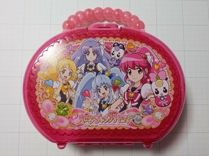 ハピネスチャージプリキュア！　鍵付きプラスティックケース　傷あり汚れあり塗料の剥がれあり　ジャンク品