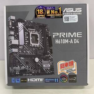 ASUS INTEL 第12世代 CPU ( LGA1700 ) 対応 H610 チップセット mic-ATX マザーボード PRIME H610M-A D4 【 国内正規代理店品 】 PCパーツ 