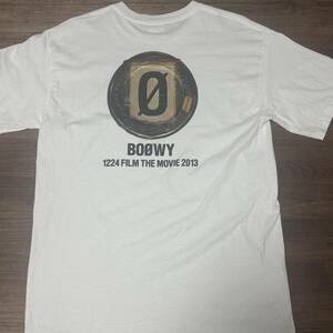 ☆BOOWY 1224 FILM THE MOVIE 2013 TシャツT-shirt tee