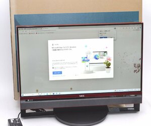 1円～人気！NEC 一体型デスクトップPC PC-DA770BAR DA770/BAR 2.4GHz Core i7-5500U メモリ:8GB HDD:3TB 元箱付き