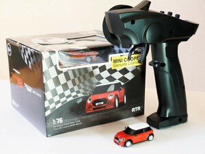 MINI Cooper、ラジコンミニカー 1/76、 BMW正式ライセンス商品、Type-C充電