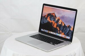 Apple MacBook Pro Retina Mid2015 A1398 macOS　Core i7 2.20GHz 16GB 256GB(SSD)■現状品