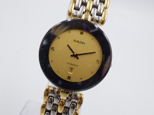 358277【1円スタート】RADO ラドー 稼動品 160.3677.2 フローレンス メンズ 時計 クオーツ ケース32ｍｍ