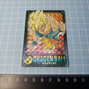 BANDAI ドラゴンボール カードダス ドラゴンボールZ ビジュアルアドベンチャー No.90 悟空突進 キラ キラカード 1991年 当時物