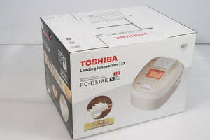 1円～★未使用品★東芝 TOSHIBA 海外向け 真空圧力IH炊飯ジャー 鍛造かまど銅釜 1升 RC-DS18K-N ゴールド ツーリストモデル 海外仕様 T171