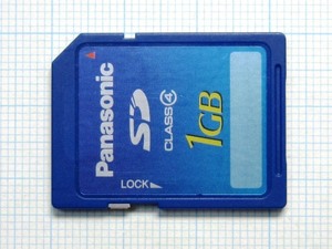 ★Panasonic ＳＤメモリーカード １ＧＢ 中古★送料８５円・１８５円