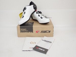 【未使用展示品】SIDI/シディ ロードシューズ SCARPE FAST WHITE/WHITE Size 42.5(EUR) 27㎝（JP) 元箱付 ◆ 701A4-35