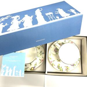 Y1445 洋食器 カップ ソーサー ペア WEDGWOOD ウェッジウッド 中古