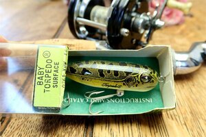 HEDDON BABY TORPEDO トーピード 検) ABU UMCO BALSA50 ハトリーズ 道楽 ZEAL FENWICK チャンピョングリップ 昭和レトロアングラーに