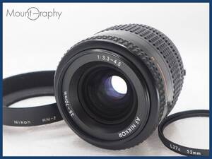 ★極上美品★ NIKON ニコン AF NIKKOR 35-70mm F3.3-4.5 ★完動品★同梱可 フード、フィルター付 #i9291