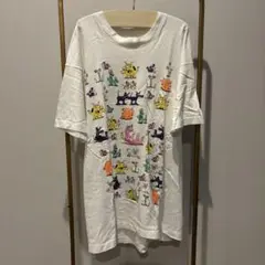 菅田将暉着用　激レア！90s アニマル　四十八手　古着　Tシャツ