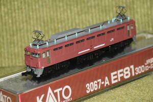 KATO　　3067-A　 EF81-300　JR貨物更新車(ローズピンク)タイプ　　