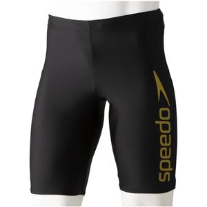 speedo スピード フィットネス 水着 メンズ ジャマー Big Liner Jammer ビッグライナー SF62060 ブラック ゴールド 海パン スイミング 9022