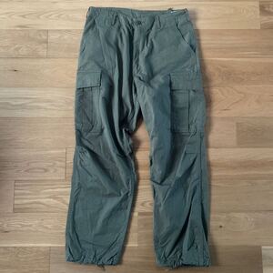 orslow 6POCKET CARGO PANTS L(3) オアスロウ リップストップ 29700円 オリーブARMY GREEN カーゴパンツ　ミリタリー　