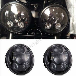 ●ハーレー,LED,ヘッドライト用,ペア,2,PCS,スピード,ストリートトリプル,T509,955,ロケット3,スピード4,バイク用品,バイクパーツ