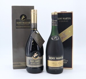 I12301【未開栓 古酒】 REMY MARTIN レミーマルタン 2本 リザーブスペシャル＆VSOP ブランデー コニャック